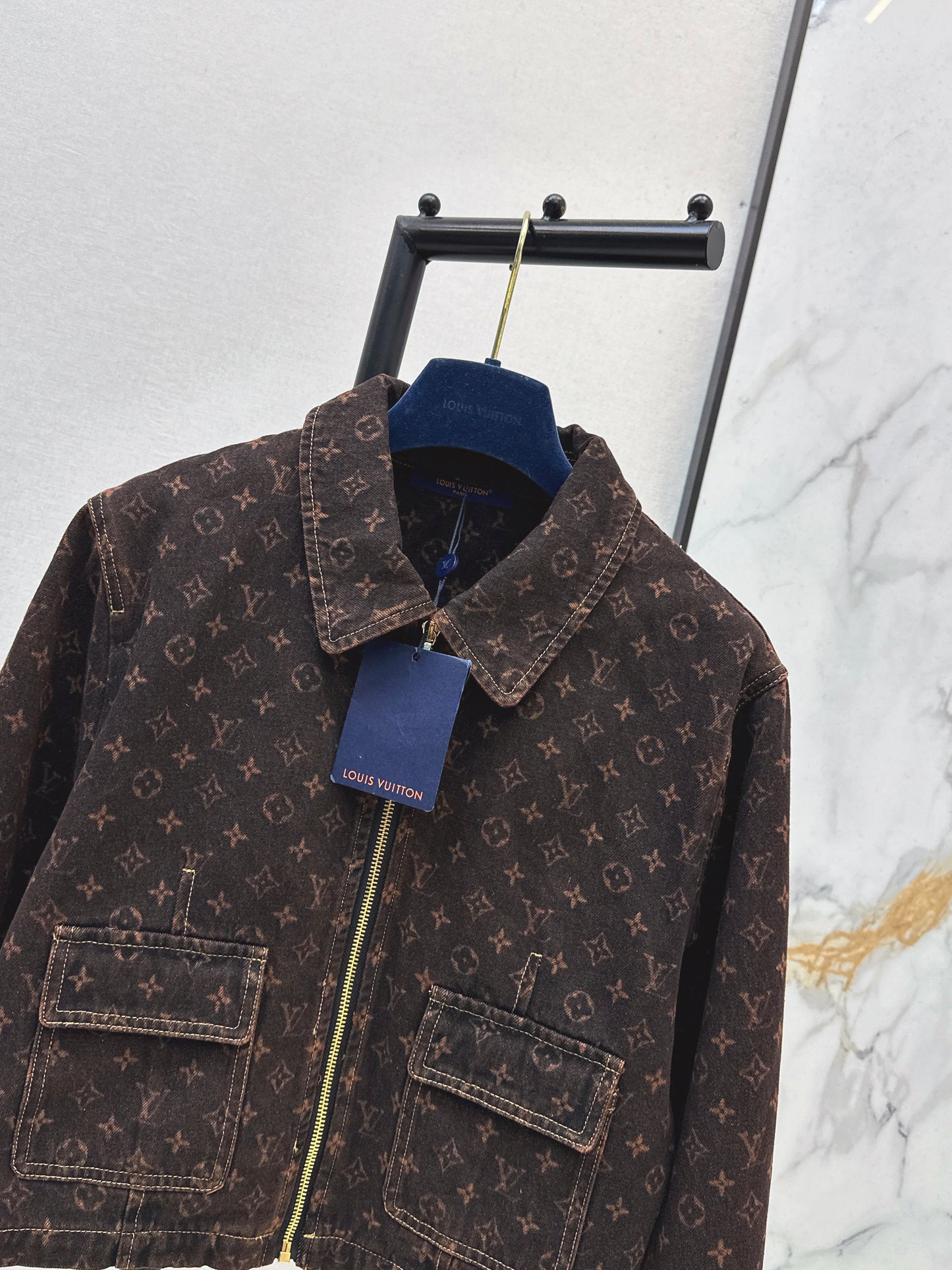 26ss Monogram Denim Jacket