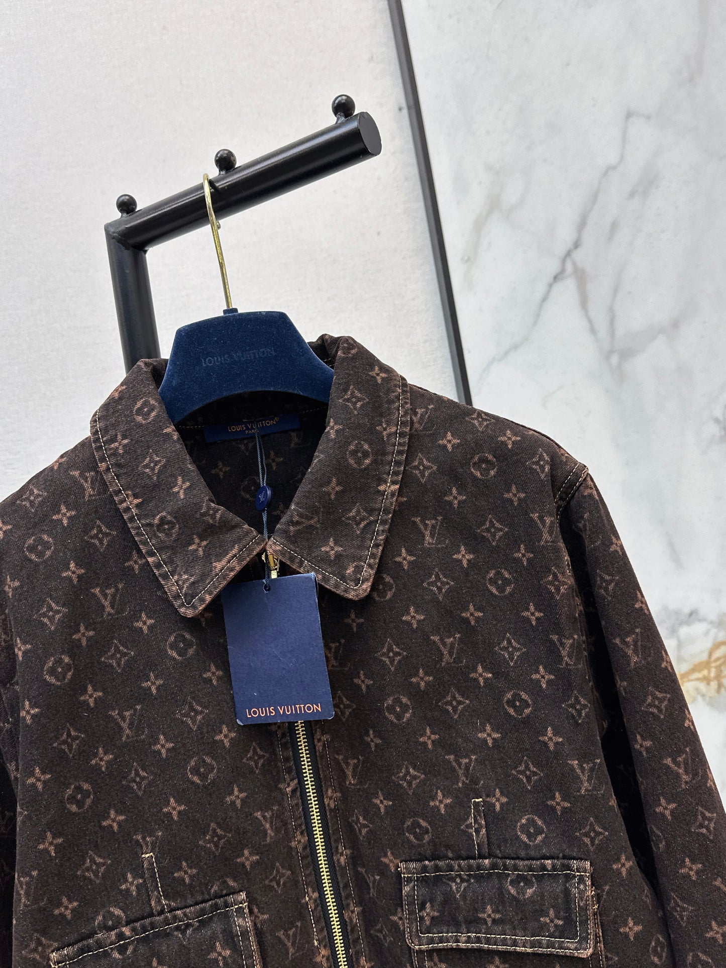 26ss Monogram Denim Jacket