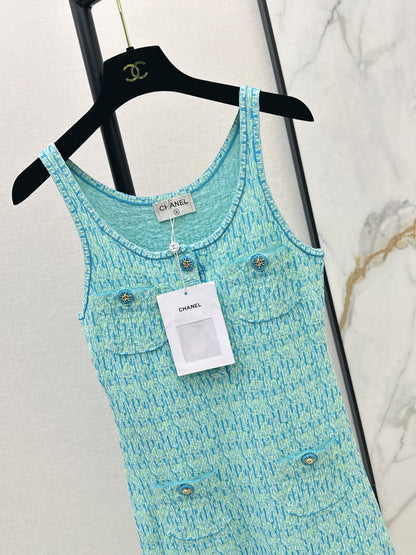 26ss Knitted Vest Dress
