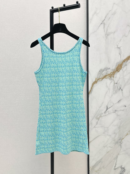 26ss Knitted Vest Dress