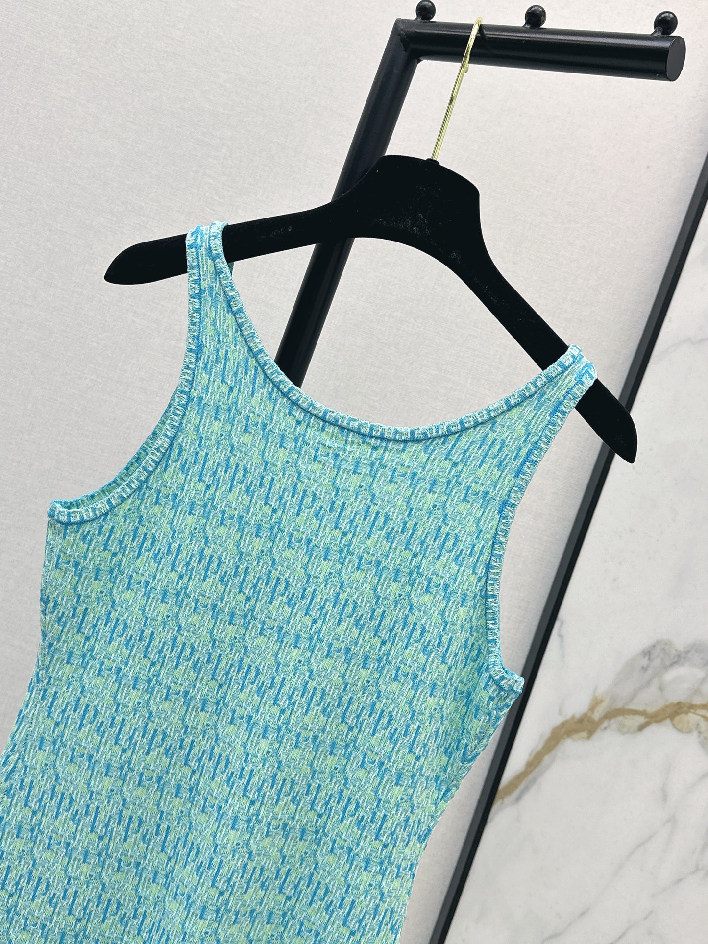 26ss Knitted Vest Dress
