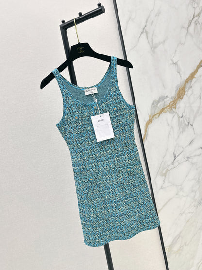 26ss Knitted Vest Dress