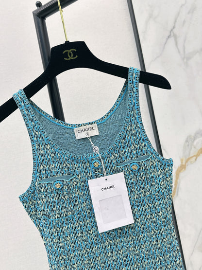 26ss Knitted Vest Dress