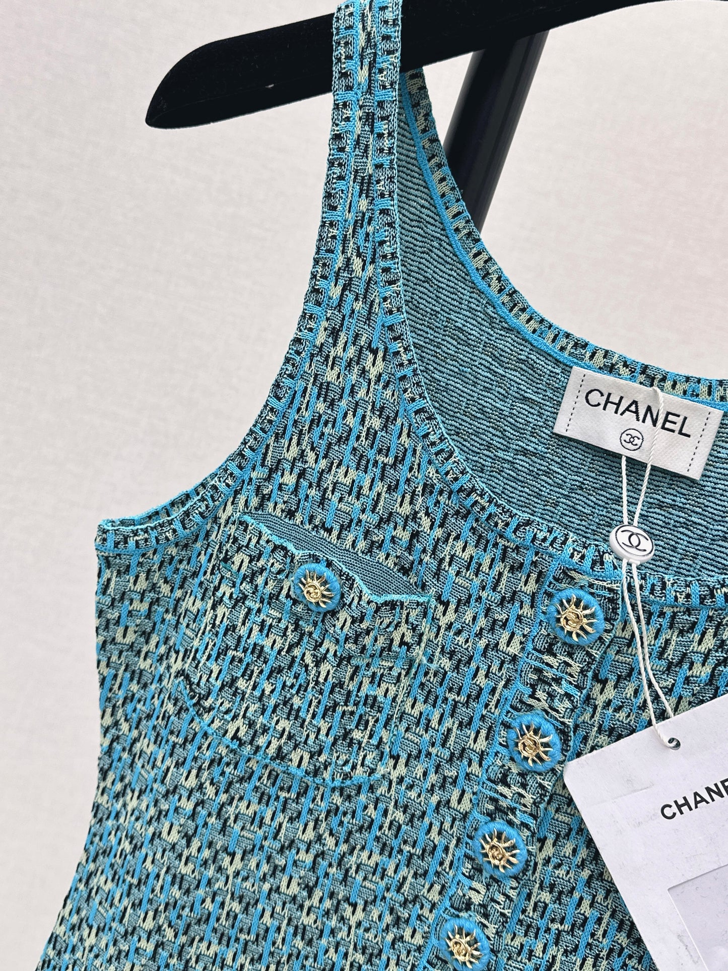 26ss Knitted Vest Dress