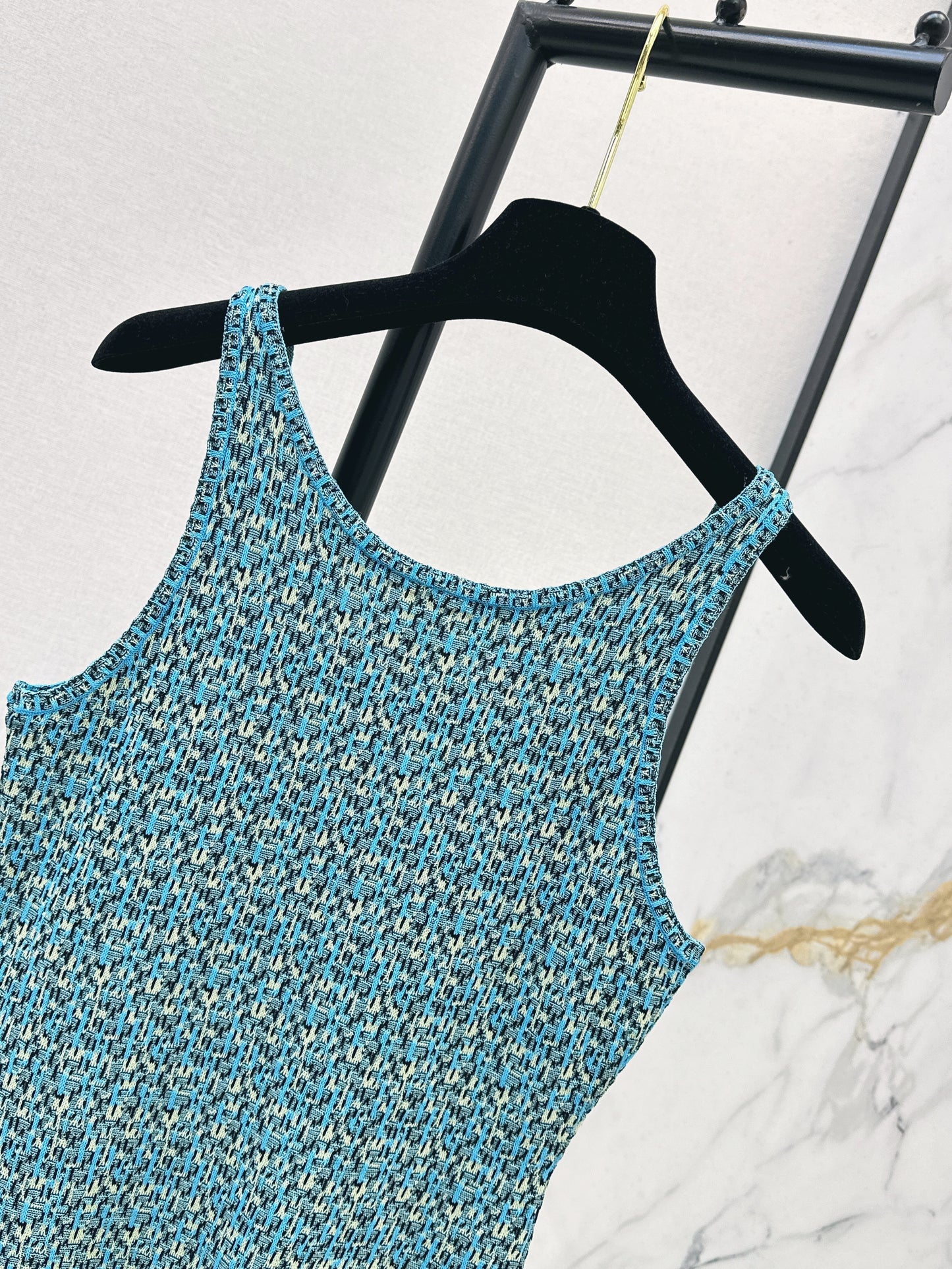26ss Knitted Vest Dress