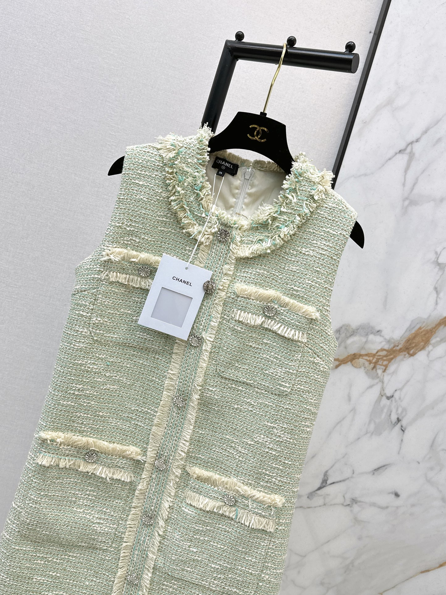 26ss Sleeveless Knitted Dress