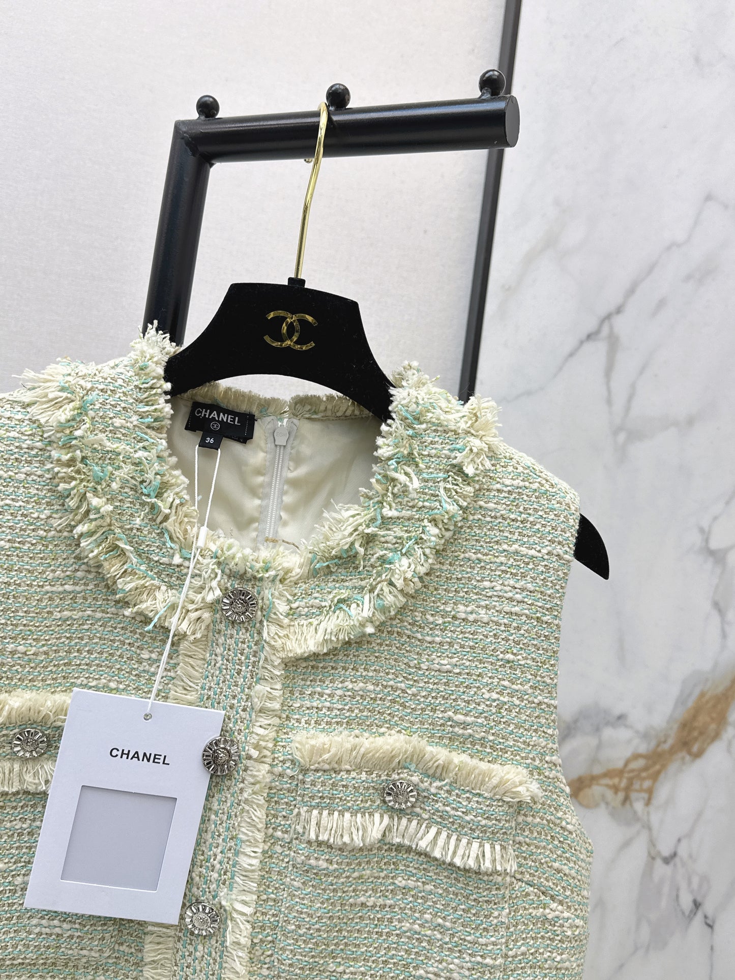 26ss Sleeveless Knitted Dress