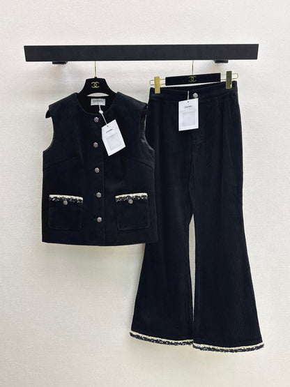 26ss Double-pocket sleeveless vest