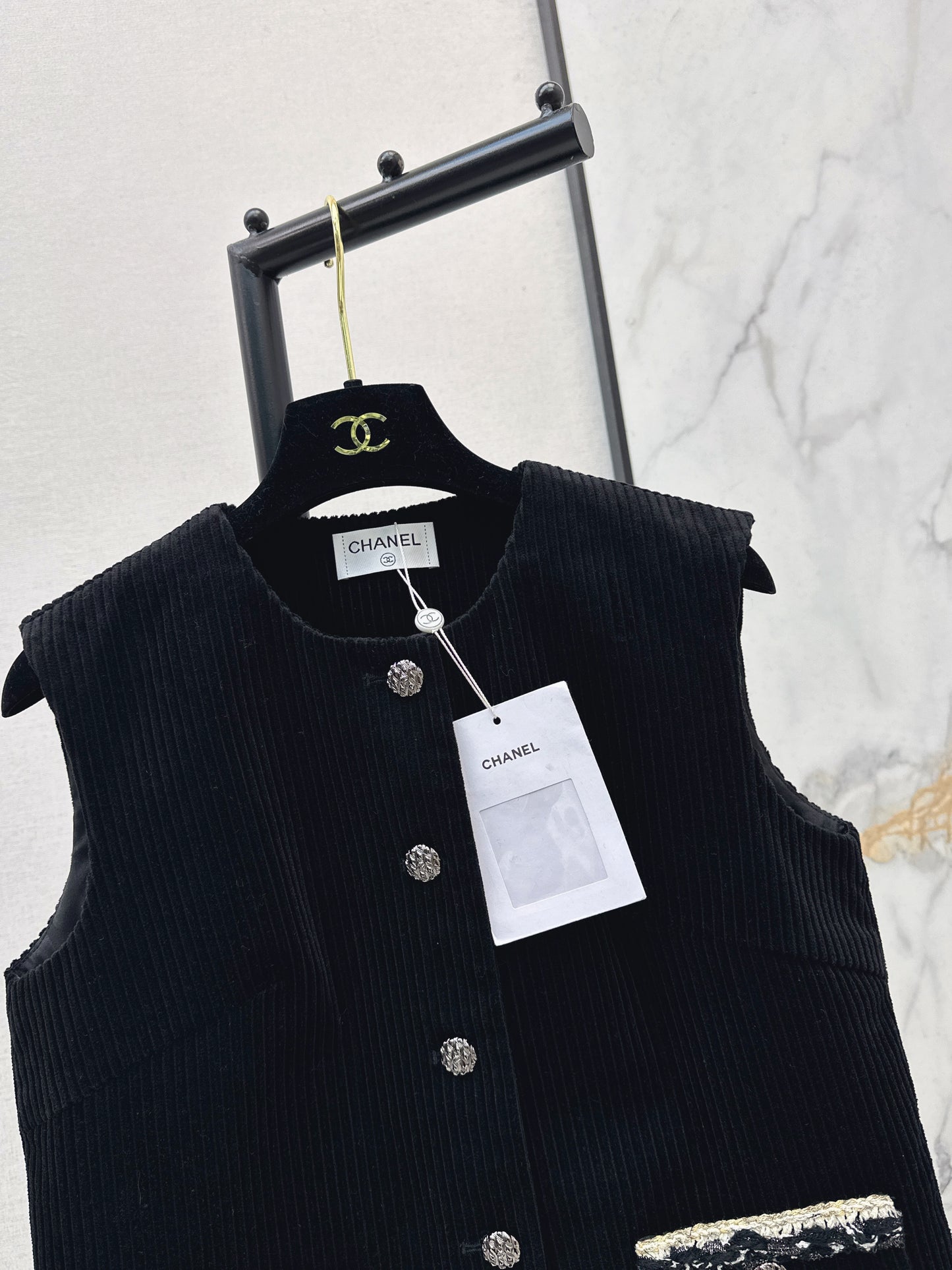 26ss Double-pocket sleeveless vest