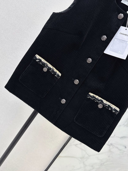 26ss Double-pocket sleeveless vest