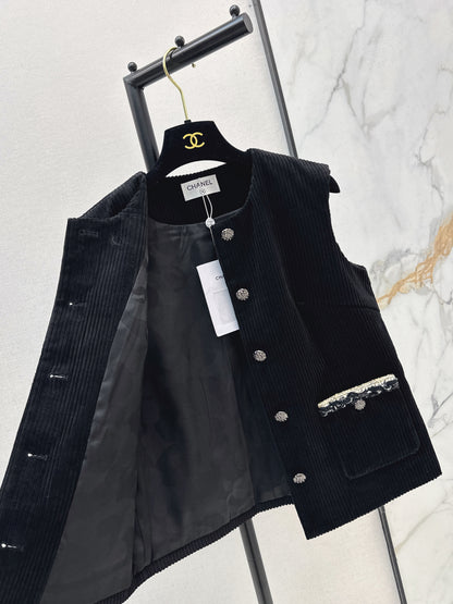 26ss Double-pocket sleeveless vest