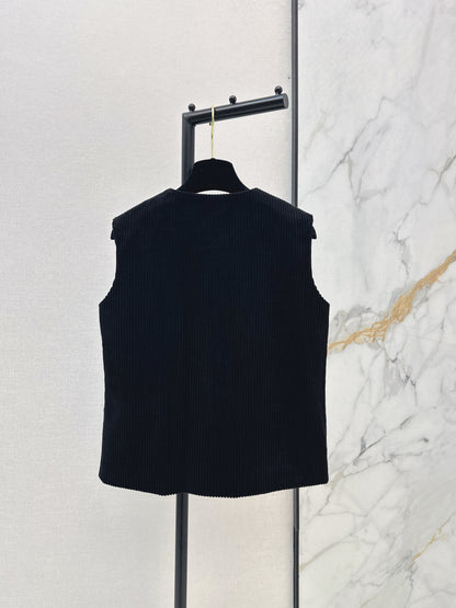 26ss Double-pocket sleeveless vest