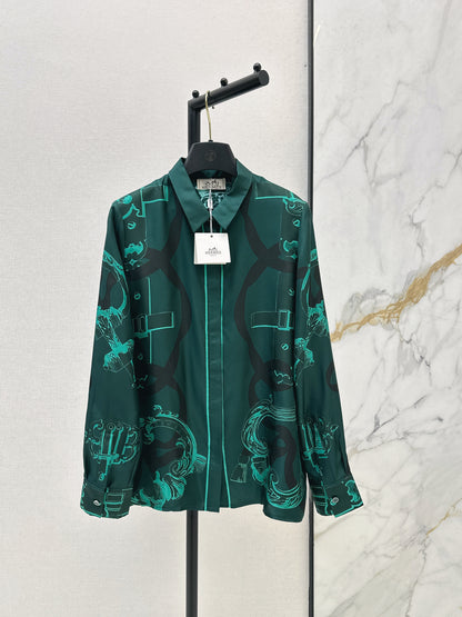 26ss Chain Link Pattern Shirt