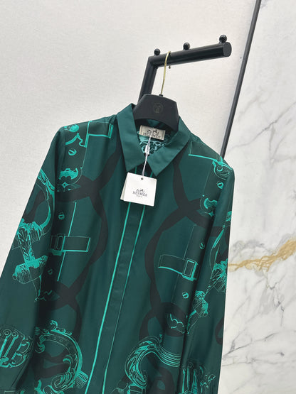 26ss Chain Link Pattern Shirt