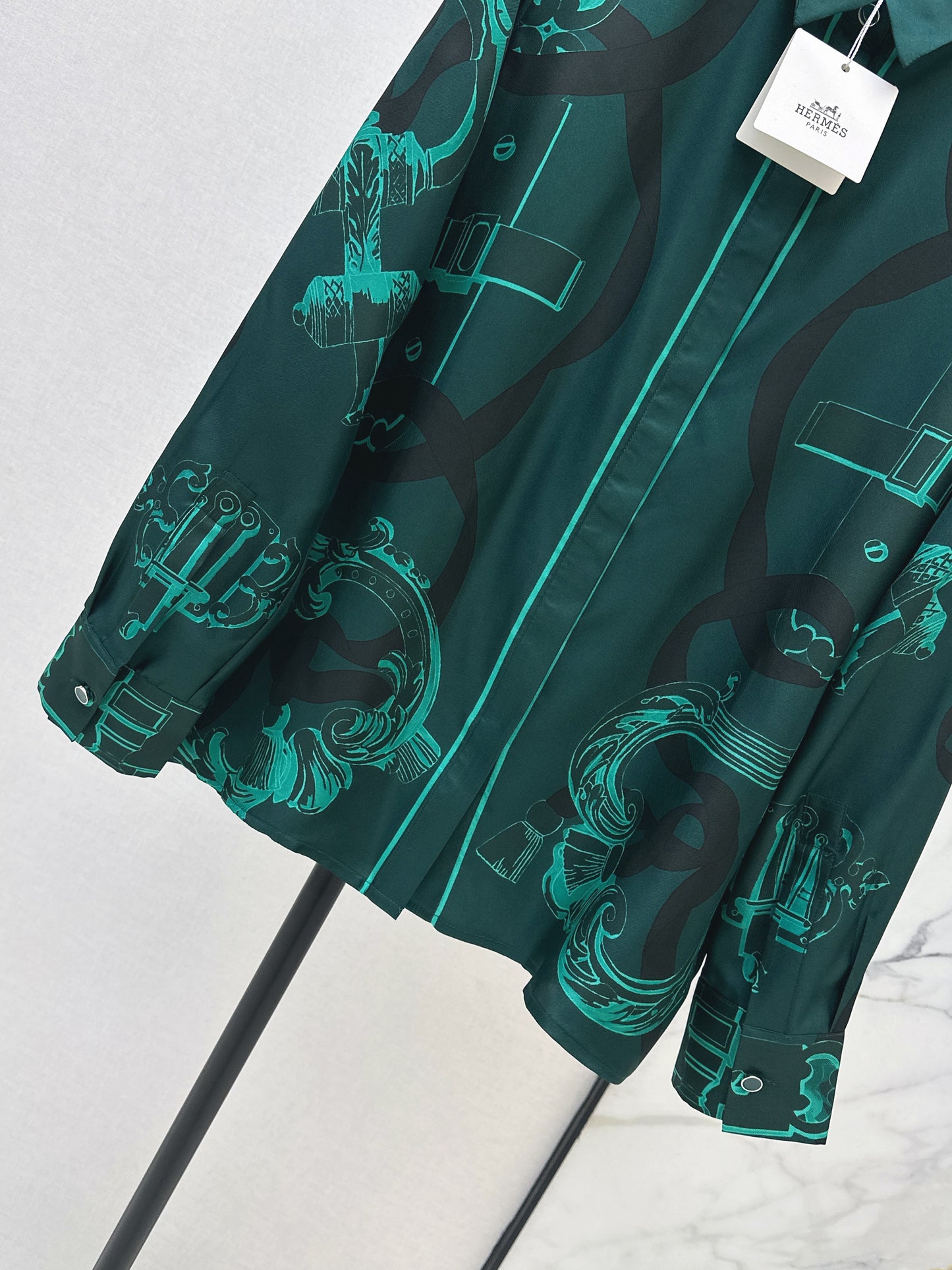 26ss Chain Link Pattern Shirt