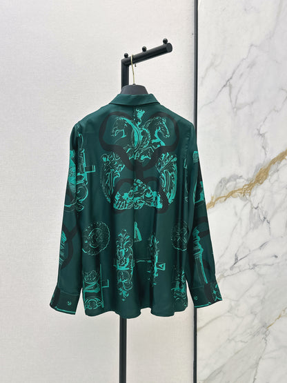 26ss Chain Link Pattern Shirt