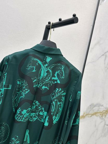26ss Chain Link Pattern Shirt