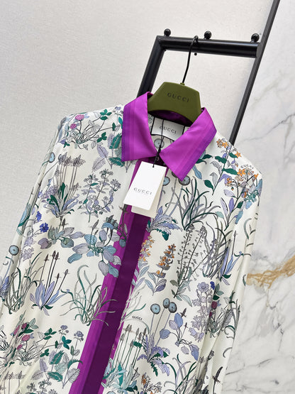 26ss Floral Print Shirt