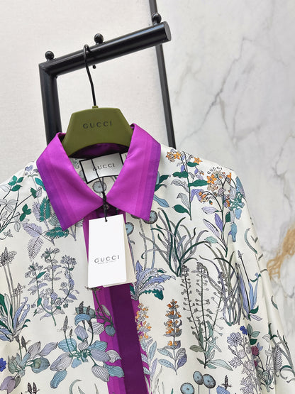 26ss Floral Print Shirt