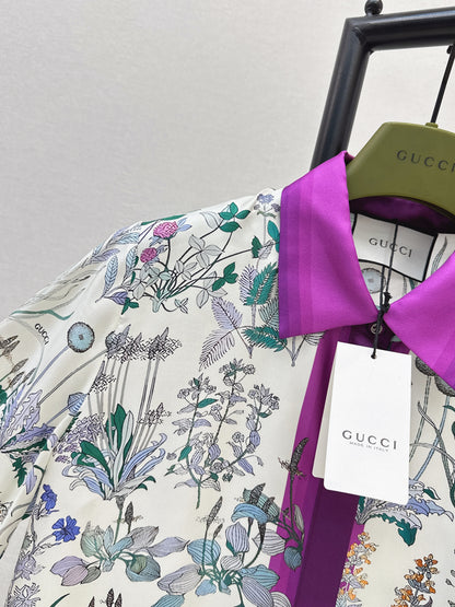 26ss Floral Print Shirt