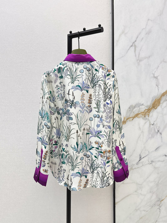 26ss Floral Print Shirt