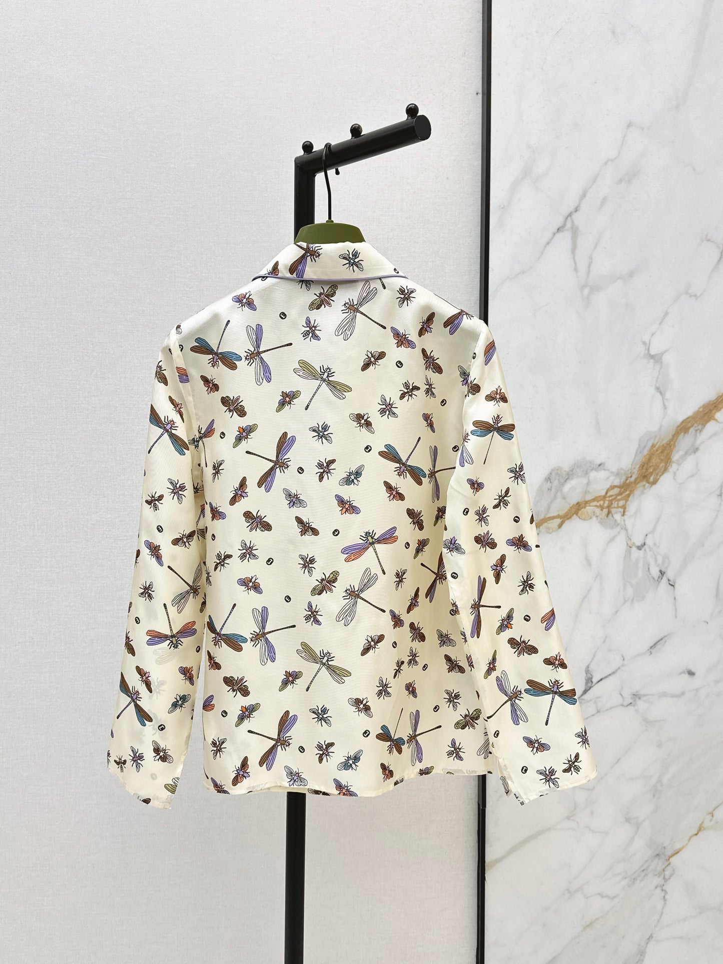 26ss Dragonfly Print Shirt