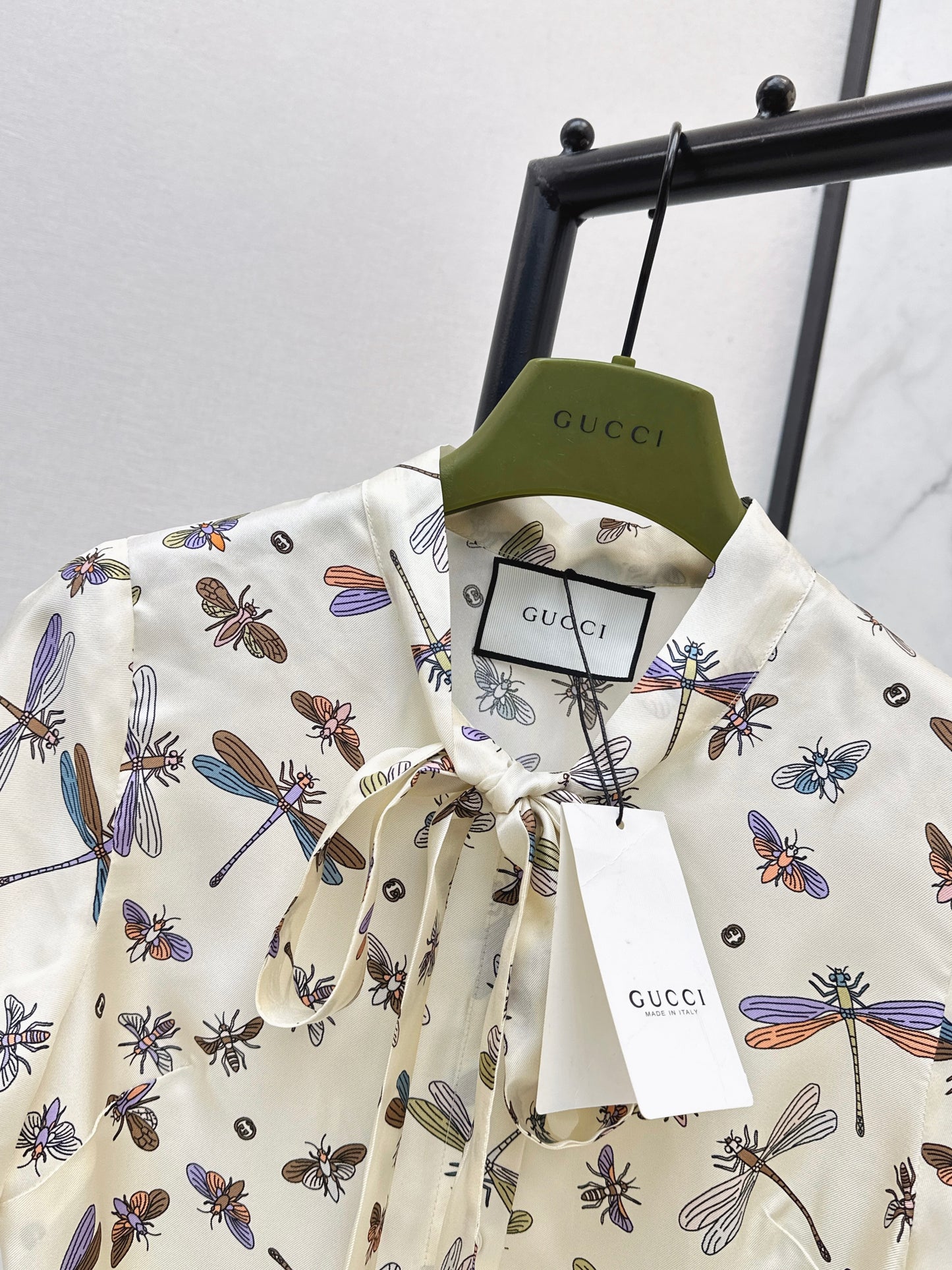 26ss Dragonfly Print Dress