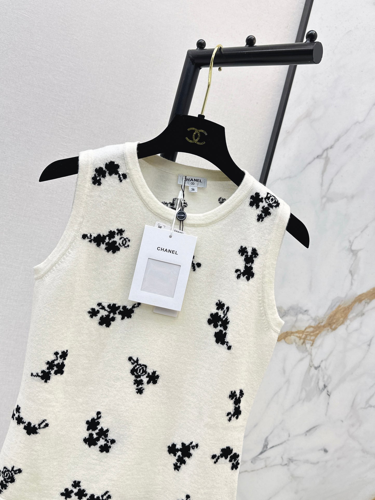 26ss Embroidered Knit Vest