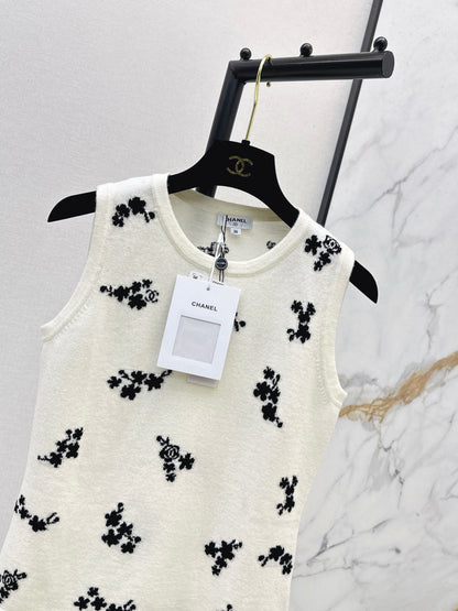 26ss Embroidered Knit Vest
