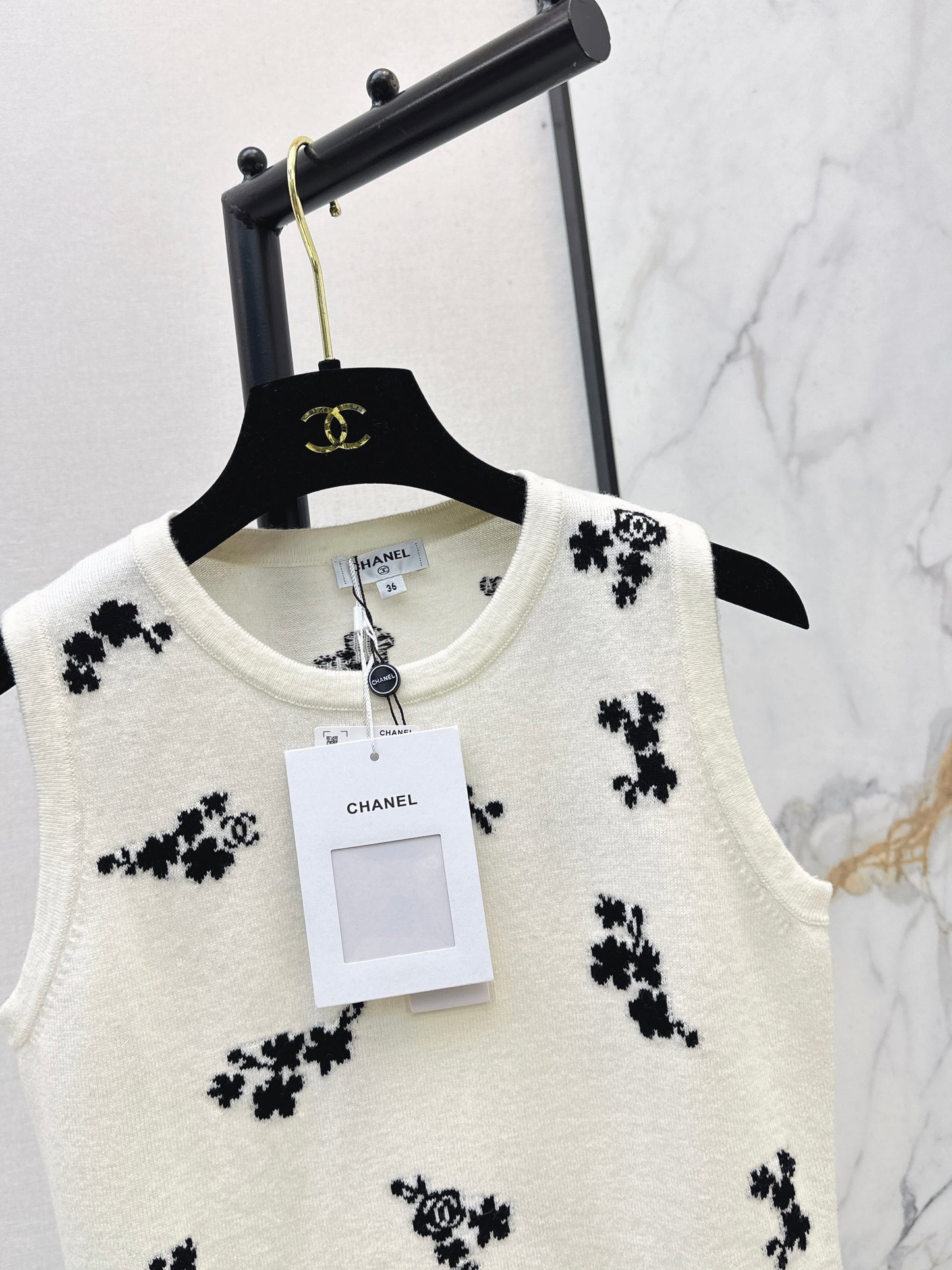 26ss Embroidered Knit Vest