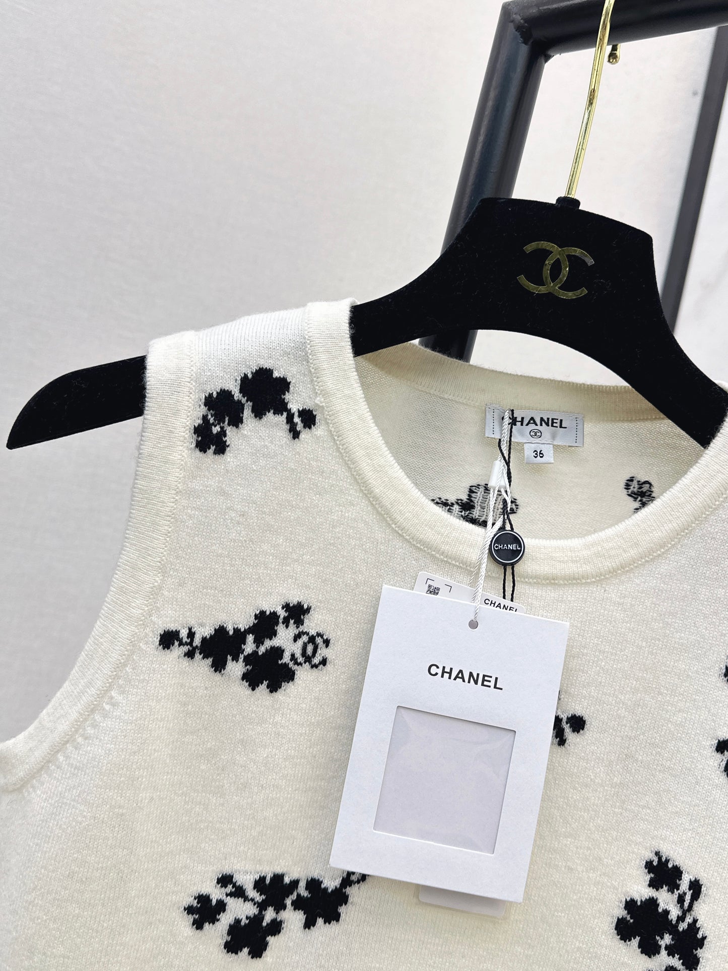 26ss Embroidered Knit Vest