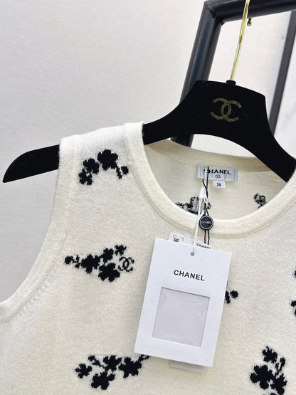 26ss Embroidered Knit Vest