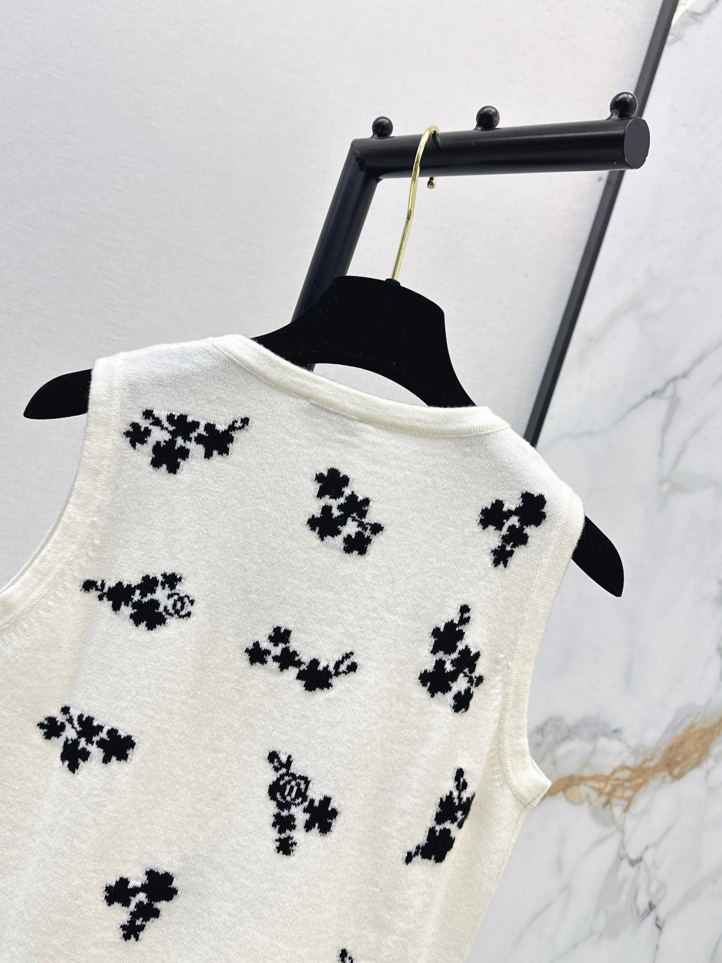 26ss Embroidered Knit Vest