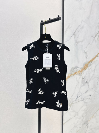 26ss Embroidered Knit Vest