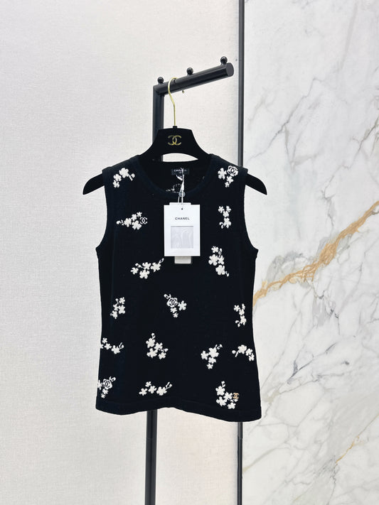 26ss Embroidered Knit Vest
