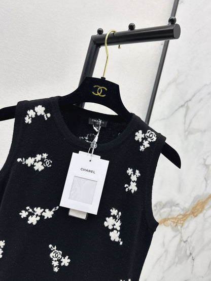 26ss Embroidered Knit Vest