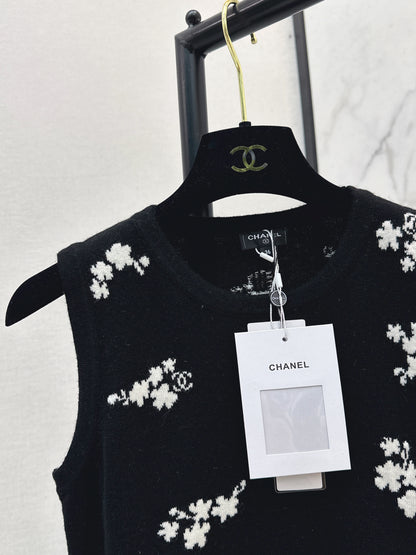 26ss Embroidered Knit Vest