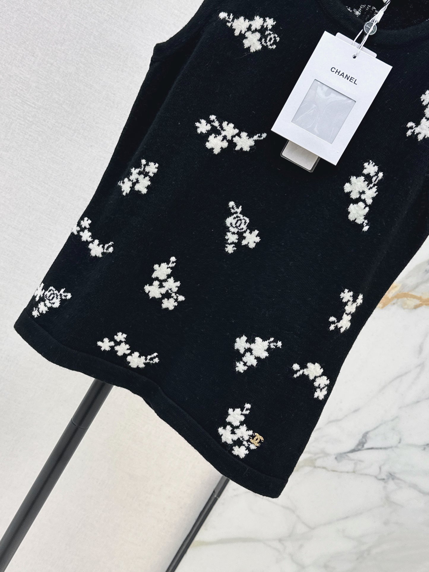 26ss Embroidered Knit Vest