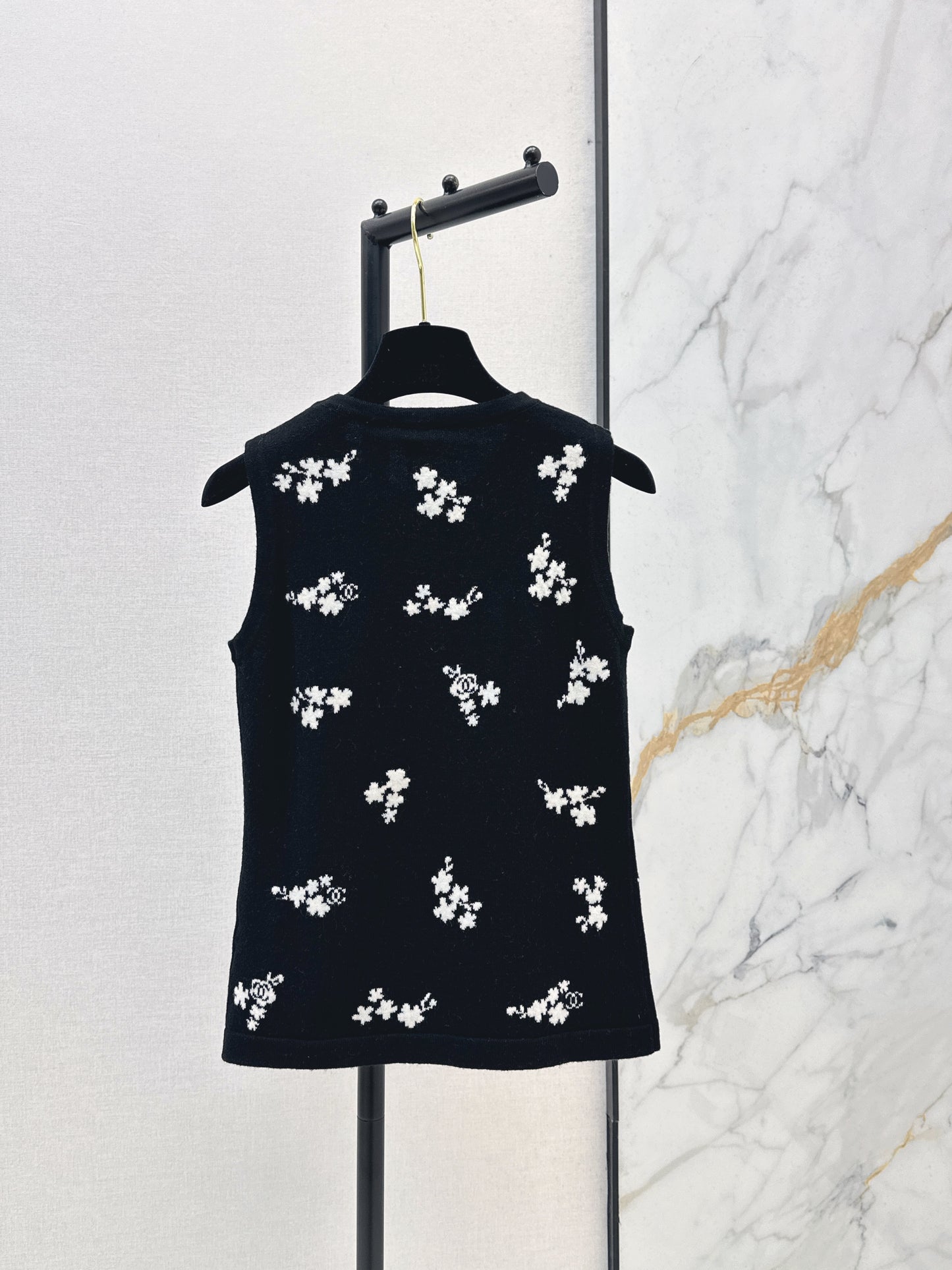 26ss Embroidered Knit Vest