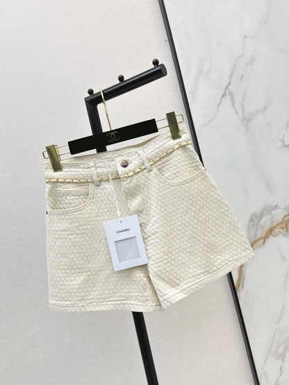 26ss Metal Waist Chain Shorts