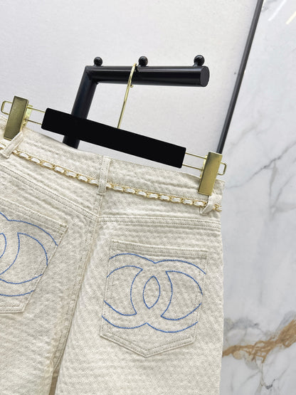 26ss Metal Waist Chain Shorts