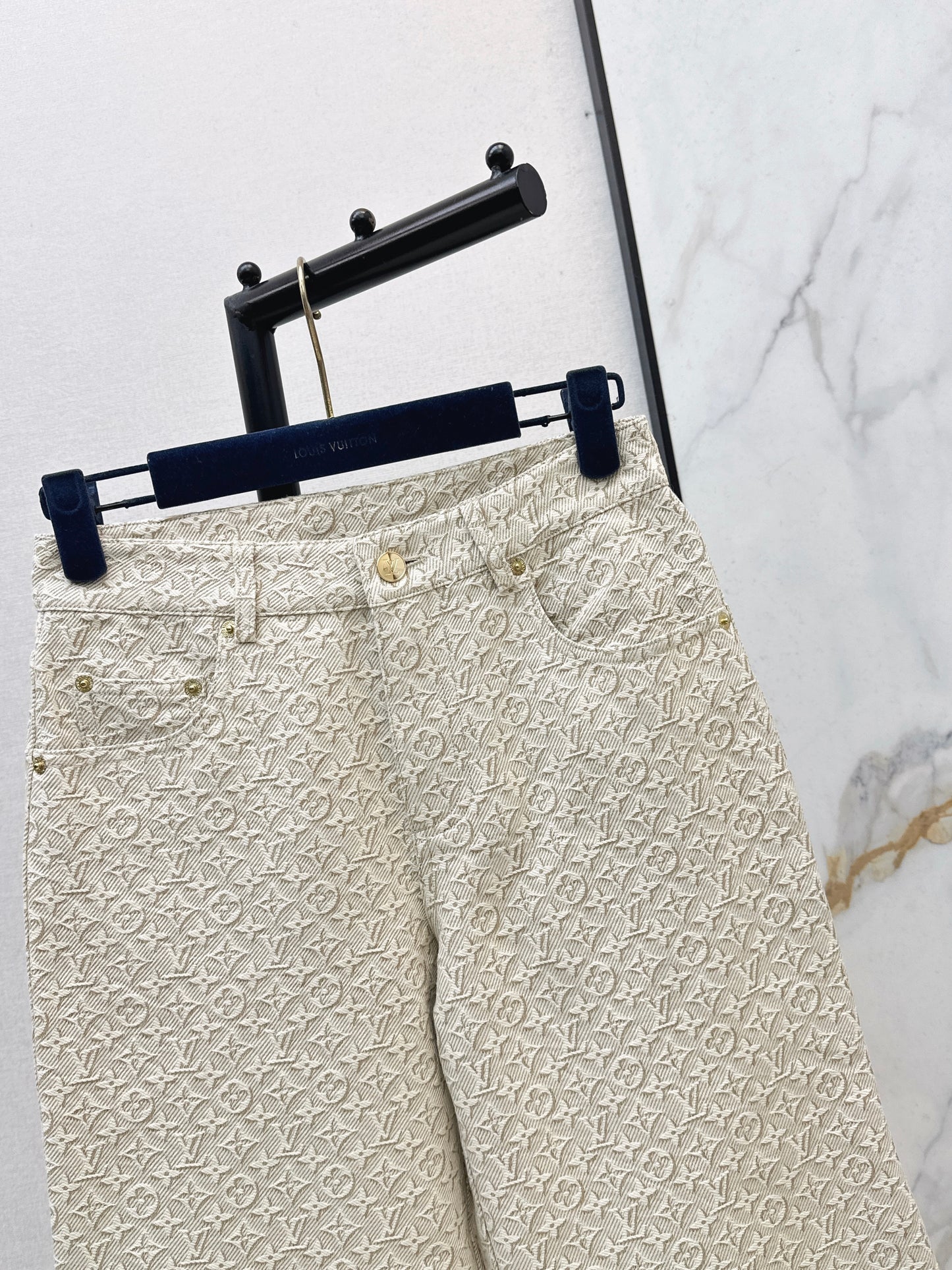 26ss Jacquard logo jeans