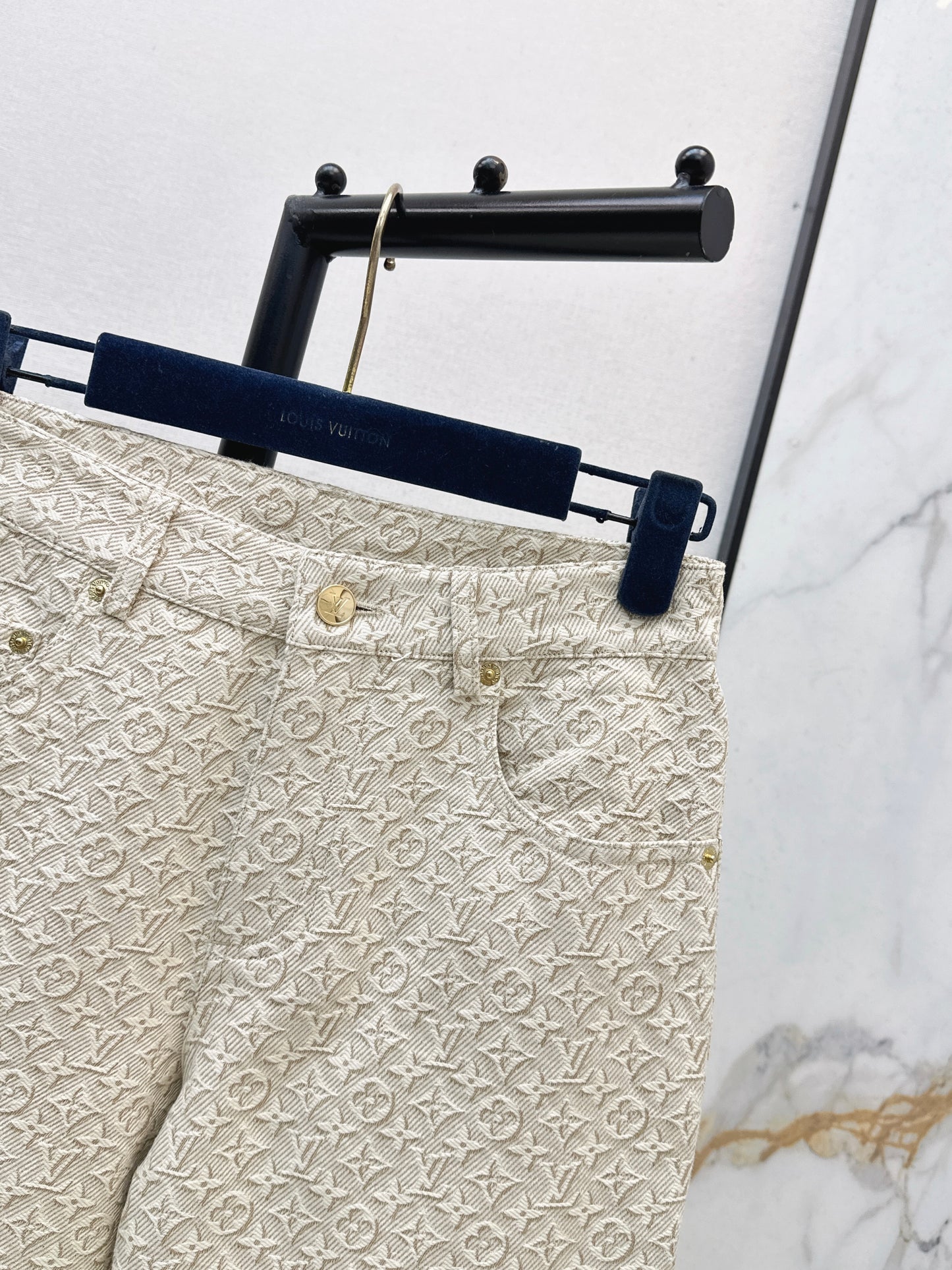 26ss Jacquard logo jeans