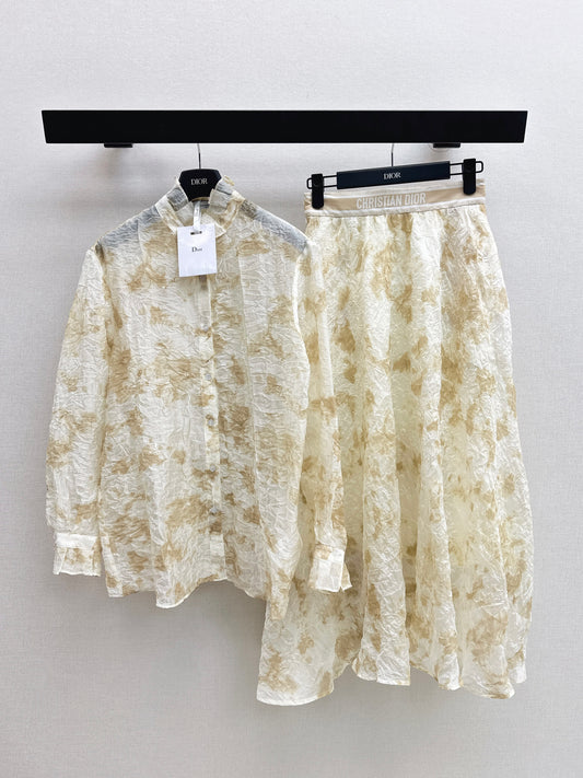 26ss Floral Print Print Suit