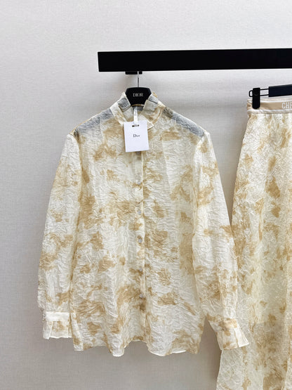 26ss Floral Print Print Suit