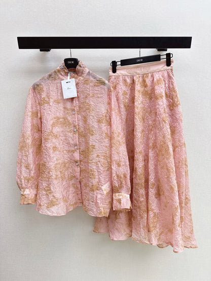 26ss Floral Print Print Suit