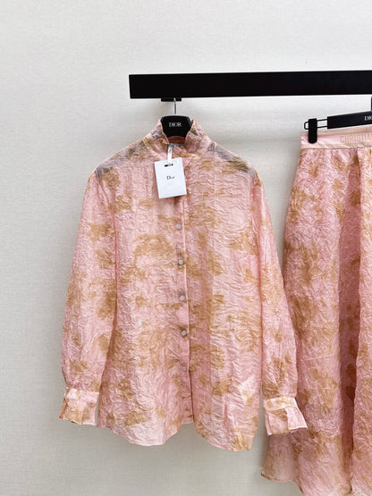 26ss Floral Print Print Suit