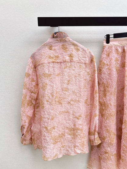 26ss Floral Print Print Suit