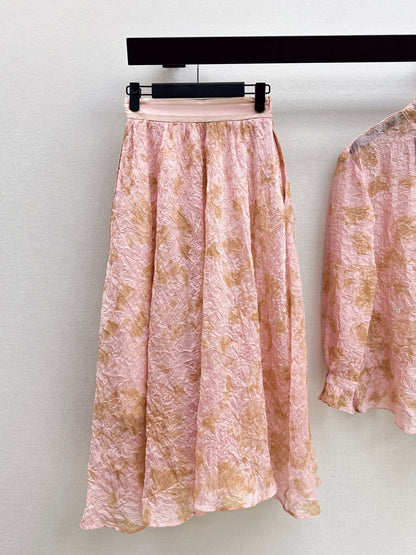 26ss Floral Print Print Suit