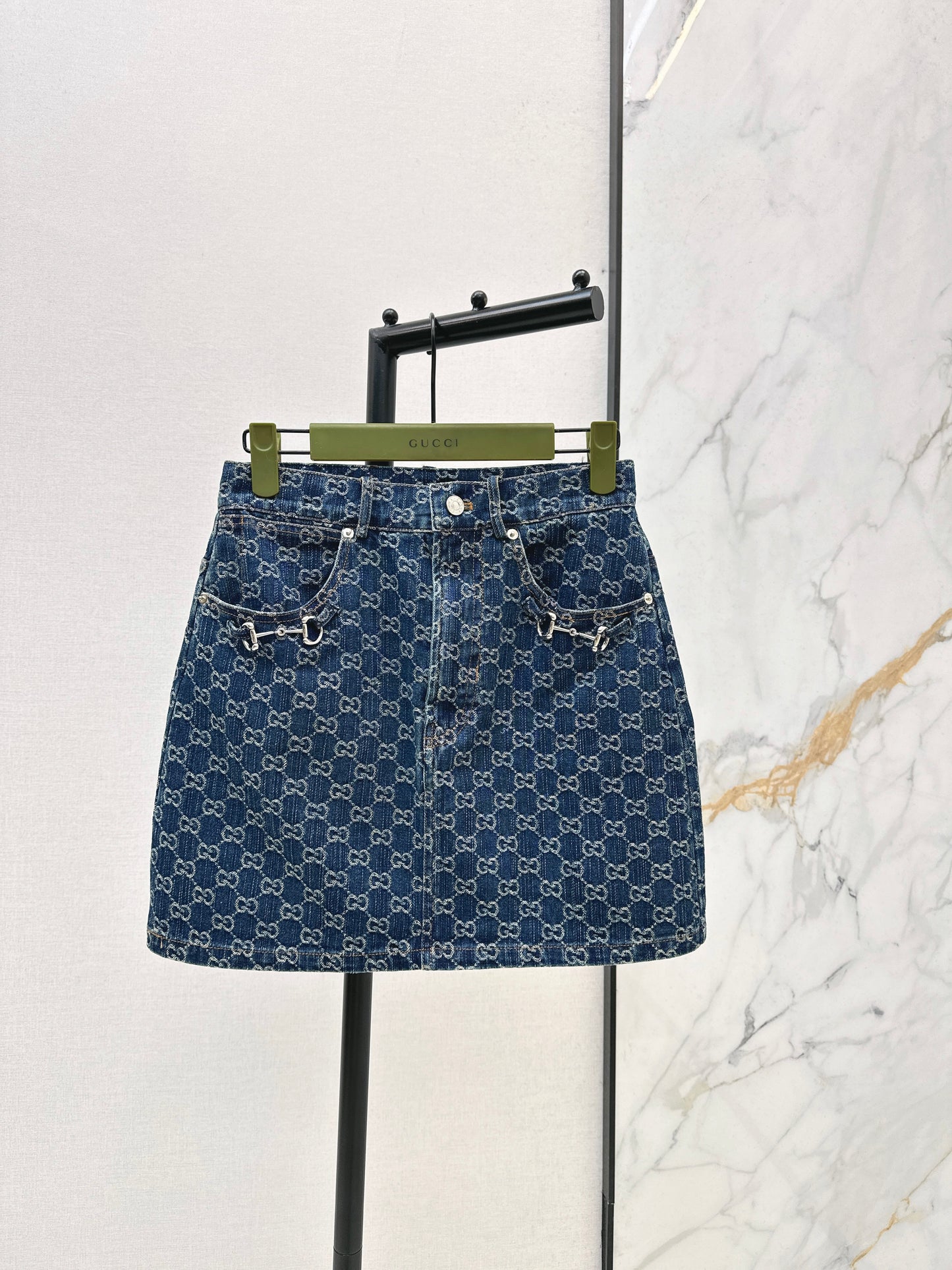 26ss Denim Midi Skirt